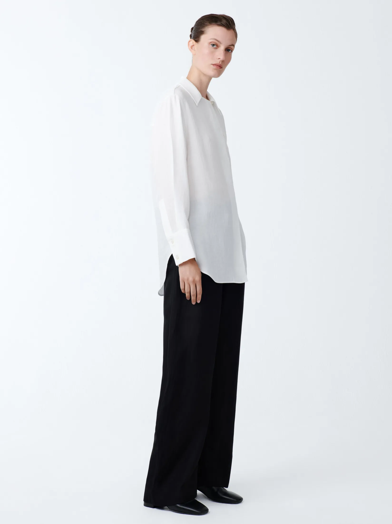 Clearance Studio Nicholson Wilton Shirt Parchment