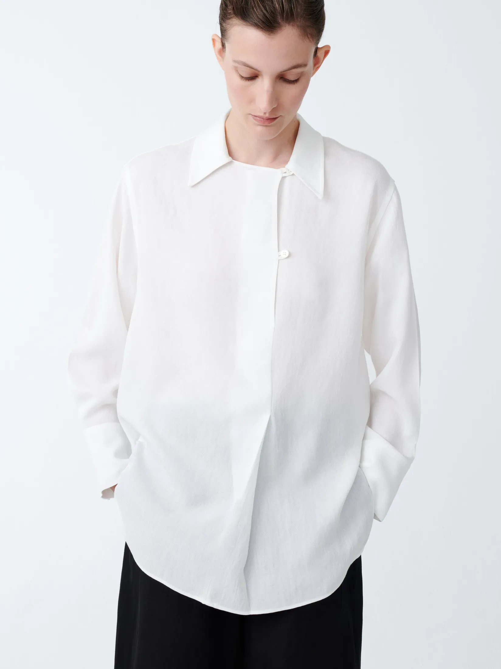 Clearance Studio Nicholson Wilton Shirt Parchment