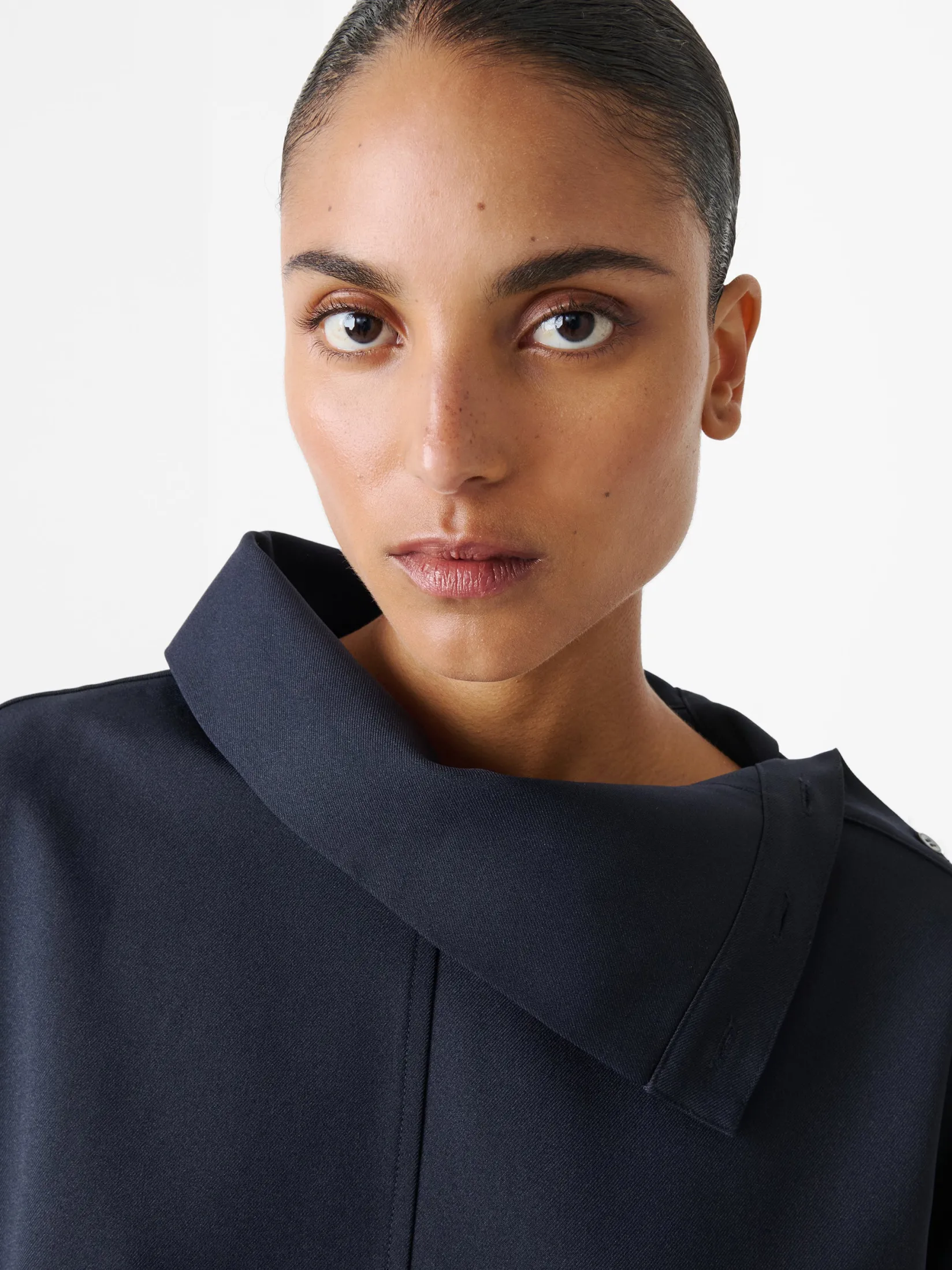 Outlet Studio Nicholson Wist Top Darkest Navy