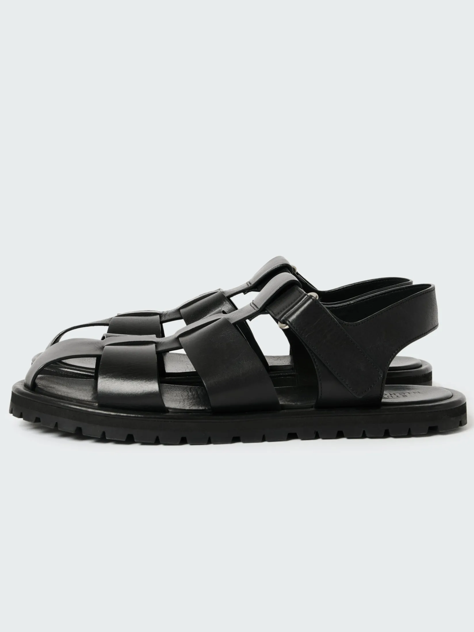 Best Studio Nicholson Women's Sandom Leather Sandal Black