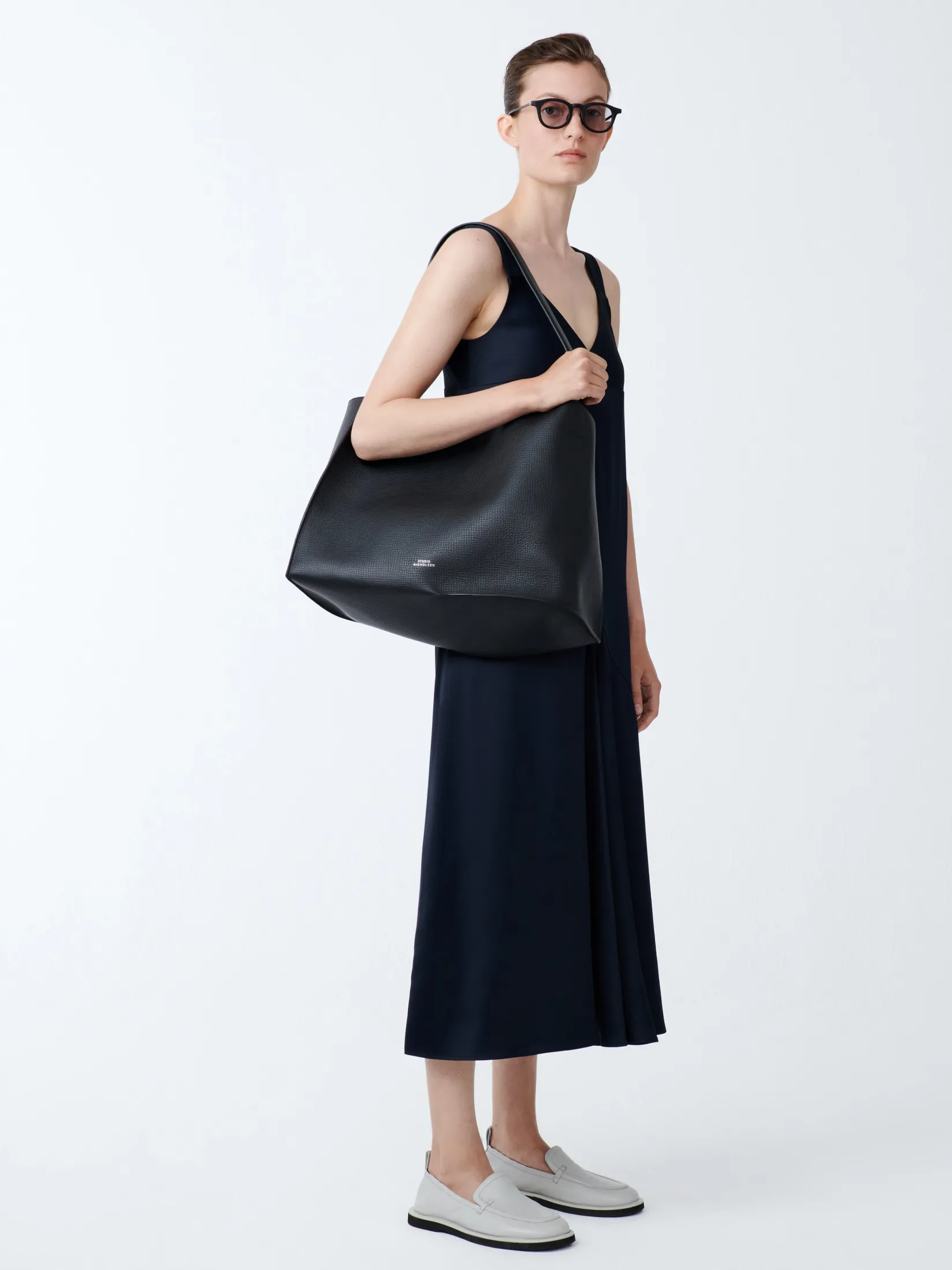 Sale Studio Nicholson Wylie Dress Black Ink
